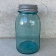 画像2: VINTAGE ANTIQUE BALL MASON JAR ヴィンテージ アンティーク ボール メイソンジャー ガラス瓶 アメリカ / 保存容器 小物入れ 店舗什器 (2)