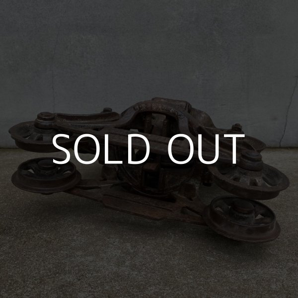 画像6: VINTAGE ANTIQUE F.E.MAYERS&BRO. PULLEY ヴィンテージ アンティーク プーリー 滑車 アメリカ / インダストリアル ガレージ ディスプレイ 店舗 什器 USA (6)