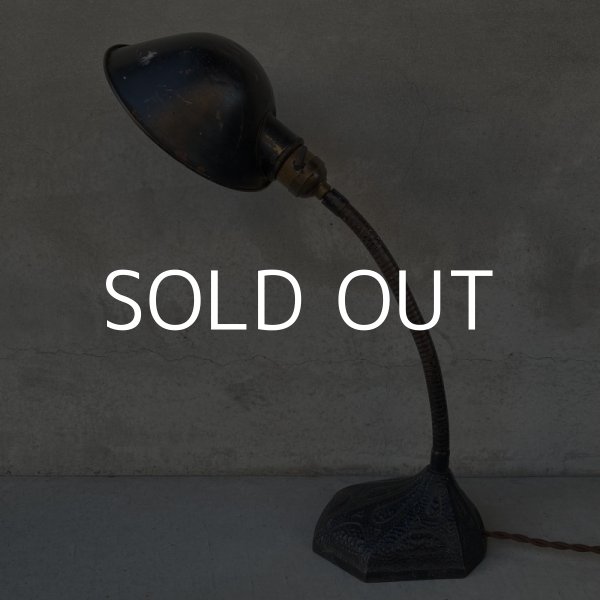 画像4: VINTAGE DESKLAMP FARIES ヴィンテージ デスクランプ デスクライト スタンドライト 卓上ライト フェアリーズ アメリカ / インダストリアル グースネック 照明 工業用 USA (4)