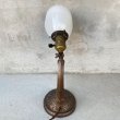 画像2: VINTAGE DESKLAMP ヴィンテージ デスクランプ デスクライト スタンドライト 卓上ライト アメリカ / インダストリアル ミルクガラス 照明 工業用 USA (2)