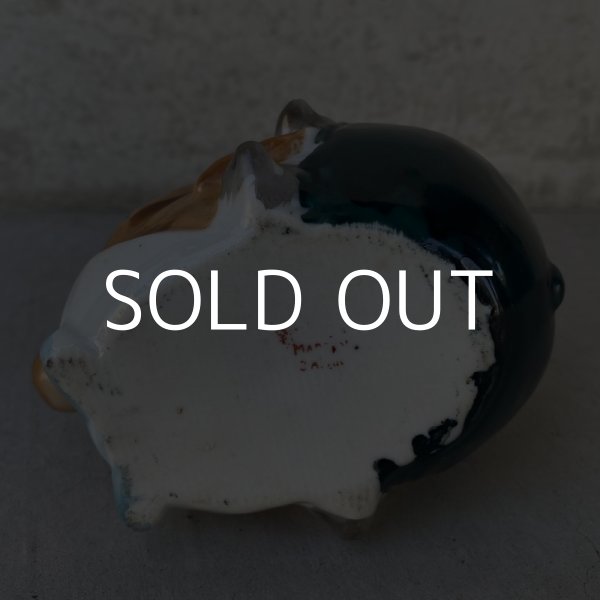 画像7: VINTAGE CERAMIC HOBO ASHTRAY ヴィンテージ セラミック アシュトレイ / JAPAN コレクタブル オブジェ 陶器 灰皿 輸出用 日本製 (7) (7)