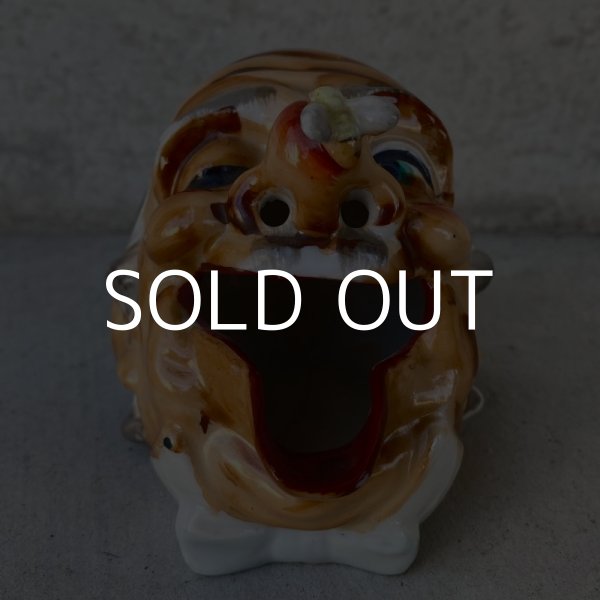 画像2: VINTAGE CERAMIC HOBO ASHTRAY ヴィンテージ セラミック アシュトレイ / JAPAN コレクタブル オブジェ 陶器 灰皿 輸出用 日本製 (2)