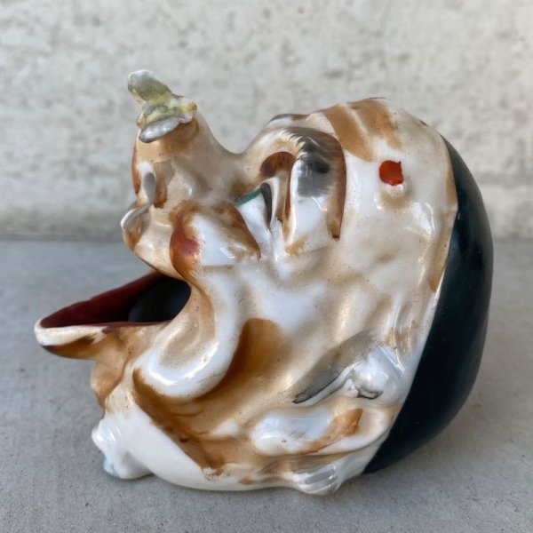 画像5: VINTAGE CERAMIC HOBO ASHTRAY ヴィンテージ セラミック アシュトレイ / JAPAN コレクタブル オブジェ 陶器 灰皿 輸出用 日本製 (5) (5)