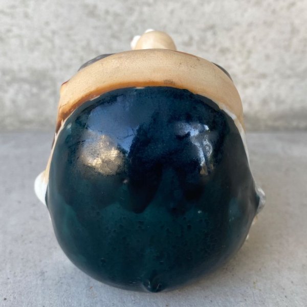 画像3: VINTAGE CERAMIC HOBO ASHTRAY ヴィンテージ セラミック アシュトレイ / JAPAN コレクタブル オブジェ 陶器 灰皿 輸出用 日本製 (1) (3)