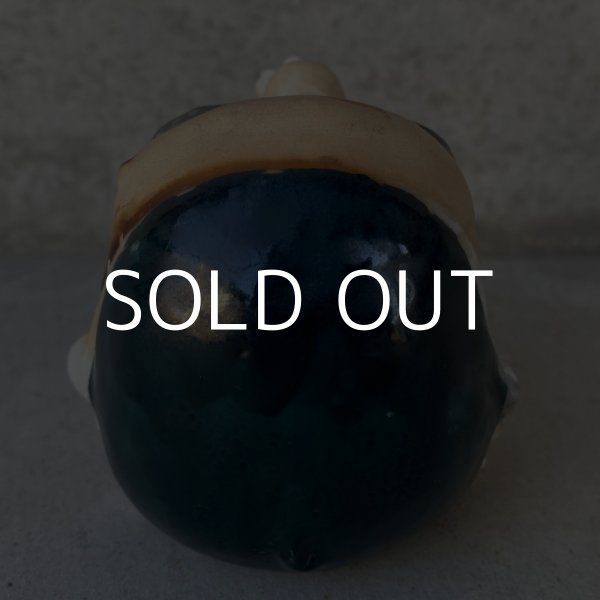 画像3: VINTAGE CERAMIC HOBO ASHTRAY ヴィンテージ セラミック アシュトレイ / JAPAN コレクタブル オブジェ 陶器 灰皿 輸出用 日本製 (1) (3)