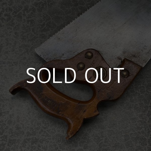 画像3: VINTAGE ANTIQUE HENRY DISSTON & SONS SAW ヴィンテージ アンティーク ノコギリ アメリカ / インダストリアル 鋸 工具 道具 USA (3)