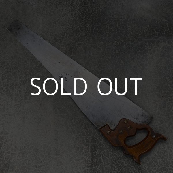 画像2: VINTAGE ANTIQUE HENRY DISSTON & SONS SAW ヴィンテージ アンティーク ノコギリ アメリカ / インダストリアル 鋸 工具 道具 USA (2)