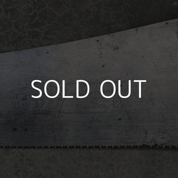 画像6: VINTAGE ANTIQUE HENRY DISSTON & SONS SAW ヴィンテージ アンティーク ノコギリ アメリカ / インダストリアル 鋸 工具 道具 USA (6)