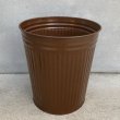 画像1: VINTAGE TRASH CAN ヴィンテージ トラッシュ缶 ゴミ箱 アメリカ / インダストリアル ガレージ 収納 インテリア USA (1)