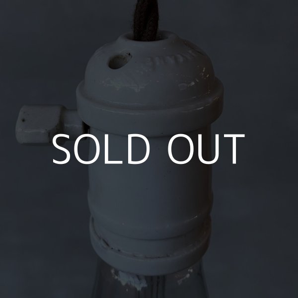 画像4: VINTAGE ANTIQUE LAMP BRYANT PORCELAIN ヴィンテージ アンティーク 吊り下げライト ポーセリン アメリカ / シーリングライト ペンダントライト 天井照明  (4)