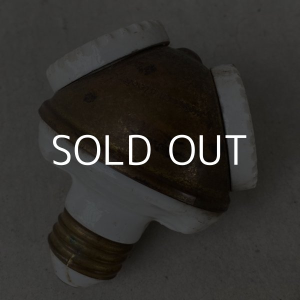 画像3: VINTAGE ANTIQUE BENJAMIN SOCKET ヴィンテージ アンティーク ベンジャミンソケット アメリカ / ランプ ライト 2灯 コレクタブル 照明 USA (2) (3)