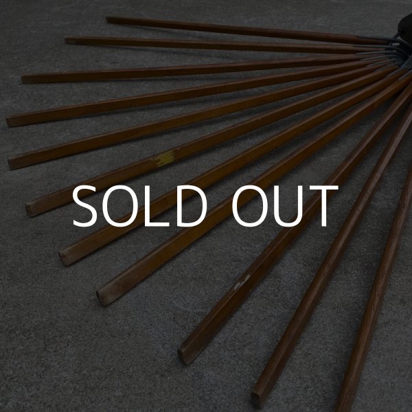 画像6: VINTAGE ANTIQUE DRYING RACK ヴィンテージ アンティーク ドライングラック 物干し アメリカ / インダストリアル ディスプレイ ウッド フォールディング 洗濯物干し 店舗什器 USA (6)