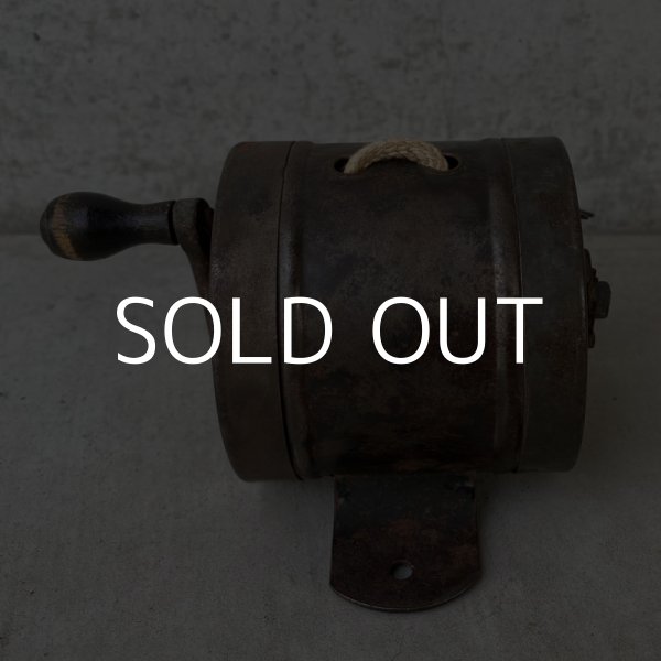 画像3: VINTAGE ANTIQUE DUSTLESS WOOD HANDLE CLOTHES LINE REEL ヴィンテージ アンティーク クロスラインリール 洗濯紐 アメリカ / ディスプレイ 店舗什器 USA (3)