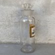 画像3: VINTAGE ANTIQUE PV.HYDRAS.CAN. DRUG BOTTLE MEDICINE BOTTLE ヴィンテージ アンティーク ドラックボトル メディスンボトル 薬瓶 アメリカ / ドラッグジャー ガラス ディスプレイ USA (3)