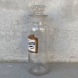 画像4: VINTAGE ANTIQUE PV.PIMENTA DRUG BOTTLE MEDICINE BOTTLE ヴィンテージ アンティーク ドラックボトル メディスンボトル 薬瓶 アメリカ / ドラッグジャー ガラス ディスプレイ USA (4)