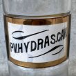 画像6: VINTAGE ANTIQUE PV.HYDRAS.CAN. DRUG BOTTLE MEDICINE BOTTLE ヴィンテージ アンティーク ドラックボトル メディスンボトル 薬瓶 アメリカ / ドラッグジャー ガラス ディスプレイ USA (6)