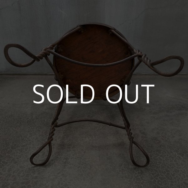 画像7: VINTAGE ANTIQUE ICE CREAM PARLOR CHAIR KIDS ヴィンテージ アンティーク アイスクリームパーラーチェア アメリカ / インダストリアル ウッド キッズ 子供用 木製 家具 店舗 什器 USA (7)