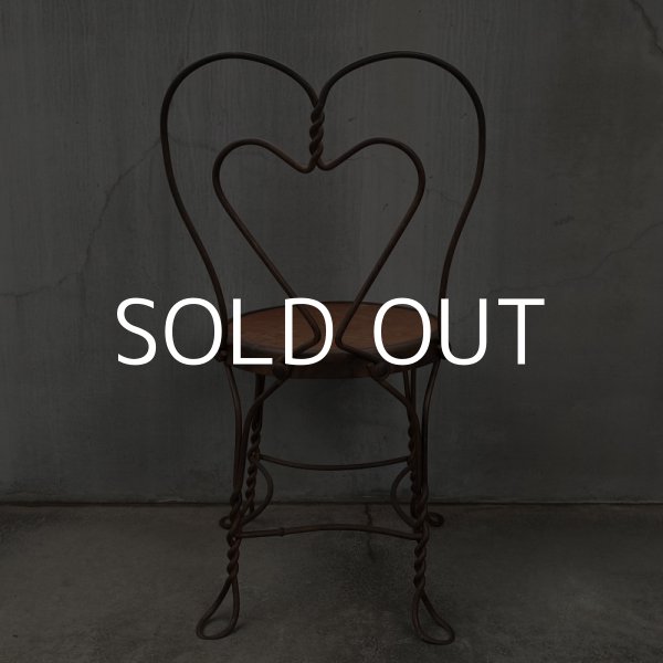 画像2: VINTAGE ANTIQUE ICE CREAM PARLOR CHAIR KIDS ヴィンテージ アンティーク アイスクリームパーラーチェア アメリカ / インダストリアル ウッド キッズ 子供用 木製 家具 店舗 什器 USA (2)