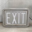 画像1: VINTAGE ANTIQUE EXIT SIGN LAMP ヴィンテージ アンティーク サインランプ アメリカ / インダストリアル ライト 出口 非常口 電飾看板 誘導サイン 店舗什器 USA (1)