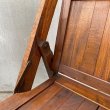 画像7: VINTAGE ANTIQUE FOLDING CHAIR WOOD KIDS ヴィンテージ アンティーク フォールディングチェア 折り畳み椅子 アメリカ / インダストリアル ウッド キッズ 子供用 木製 家具 店舗 什器 USA (7)