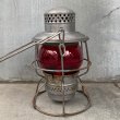 画像4: VINTAGE ANTIQUE ADLAKE KERO RAILROAD LANTERN ヴィンテージ アンティーク アドレイク レイルロード ランタン オイルランプ アメリカ / キャンプ アウトドア 赤ホヤ (4)