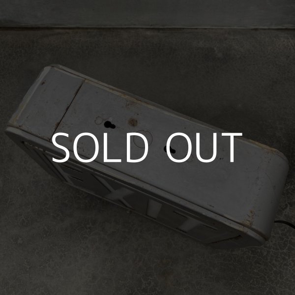 画像5: VINTAGE ANTIQUE EXIT SIGN LAMP ヴィンテージ アンティーク サインランプ アメリカ / インダストリアル ライト 出口 非常口 電飾看板 誘導サイン 店舗什器 USA (5)