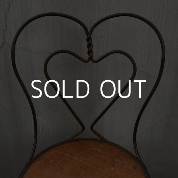 画像5: VINTAGE ANTIQUE ICE CREAM PARLOR CHAIR KIDS ヴィンテージ アンティーク アイスクリームパーラーチェア アメリカ / インダストリアル ウッド キッズ 子供用 木製 家具 店舗 什器 USA (5)