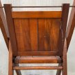 画像8: VINTAGE ANTIQUE FOLDING CHAIR WOOD KIDS ヴィンテージ アンティーク フォールディングチェア 折り畳み椅子 アメリカ / インダストリアル ウッド キッズ 子供用 木製 家具 店舗 什器 USA (8)