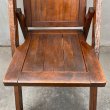 画像6: VINTAGE ANTIQUE FOLDING CHAIR WOOD KIDS ヴィンテージ アンティーク フォールディングチェア 折り畳み椅子 アメリカ / インダストリアル ウッド キッズ 子供用 木製 家具 店舗 什器 USA (6)