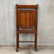 画像9: VINTAGE ANTIQUE FOLDING CHAIR WOOD KIDS ヴィンテージ アンティーク フォールディングチェア 折り畳み椅子 アメリカ / インダストリアル ウッド キッズ 子供用 木製 家具 店舗 什器 USA (9)