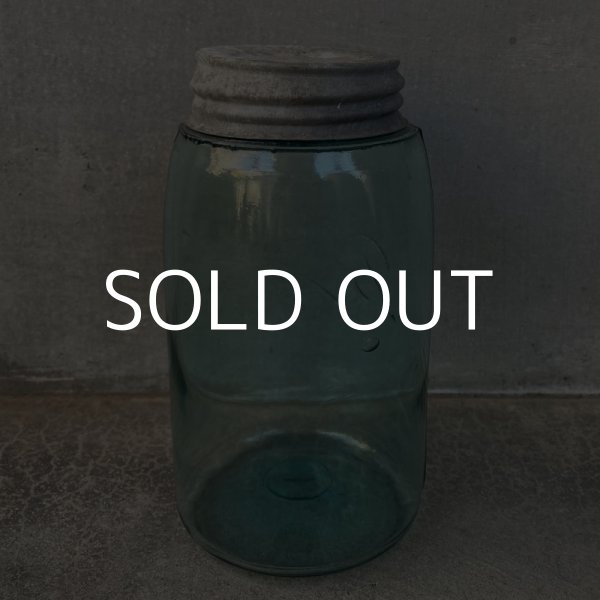 画像2: VINTAGE ANTIQUE BALL MASON JAR ヴィンテージ アンティーク ボール メイソンジャー ガラス瓶 アメリカ / 小物入れ 店舗什器 (3) (2)