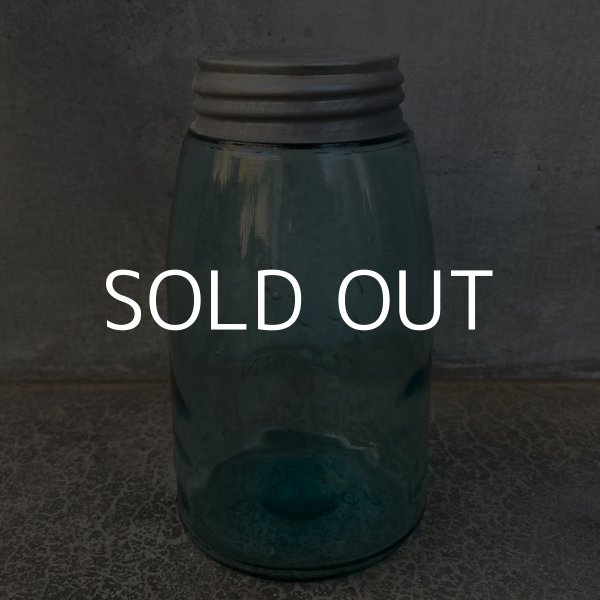 画像2: VINTAGE ANTIQUE BALL MASON JAR ヴィンテージ アンティーク ボール メイソンジャー ガラス瓶 アメリカ / 小物入れ 店舗什器 (2) (2)