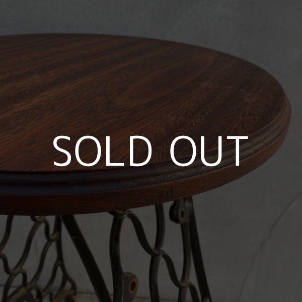 画像7: VINTAGE ANTIQUE SINGER ヴィンテージ アンティーク シンガー ミシン脚テーブル アメリカ / 足踏みミシン テーブル 家具  店舗 什器 (7)