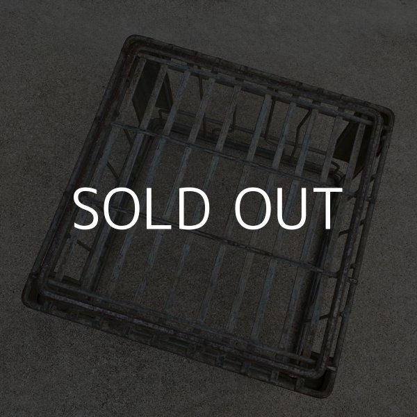 画像7: VINTAGE ANTIQUE ヴィンテージ アンティーク バスケット カゴ / アメリカ インダストリアル ガレージ キャンプ ワイヤー 運搬用 鉄 収納 什器 USA  (7)