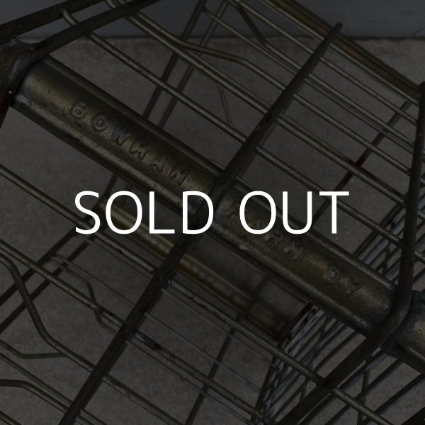 画像8: VINTAGE ANTIQUE ヴィンテージ アンティーク バスケット カゴ / アメリカ インダストリアル ガレージ キャンプ ワイヤー ファーム 運搬用 鉄 収納 什器 USA  (8)