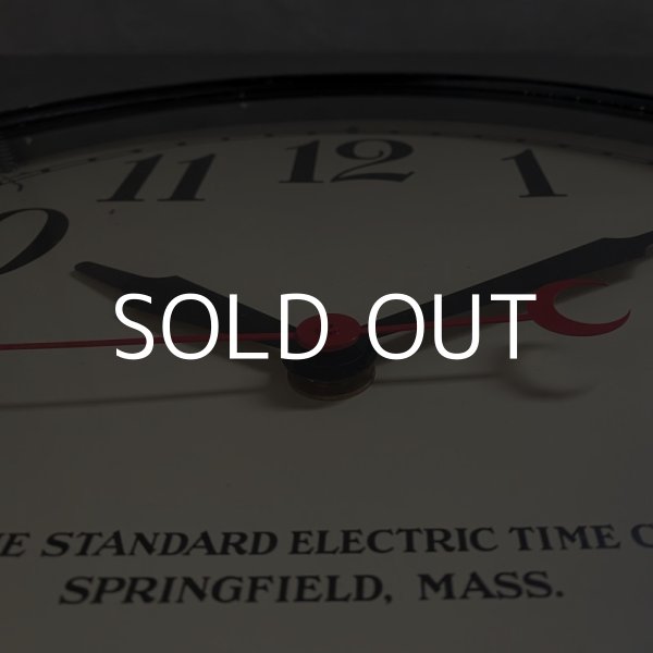 画像7: VINTAGE ANTIQUE THE STANDARD ELECTRIC TIME CO. WALL CLOCK ヴィンテージアンティーク ウォールクロック 掛け時計 アメリカ / インダストリアル スクールクロック 鉄 店舗什器 USA (7)