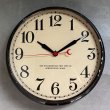 画像1: VINTAGE ANTIQUE THE STANDARD ELECTRIC TIME CO. WALL CLOCK ヴィンテージアンティーク ウォールクロック 掛け時計 アメリカ / インダストリアル スクールクロック 鉄 店舗什器 USA (1)