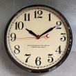 画像1: VINTAGE ANTIQUE THE STANDARD ELECTRIC TIME CO. WALL CLOCK ヴィンテージアンティーク ウォールクロック 掛け時計 アメリカ / インダストリアル スクールクロック 鉄 店舗什器 USA (1)