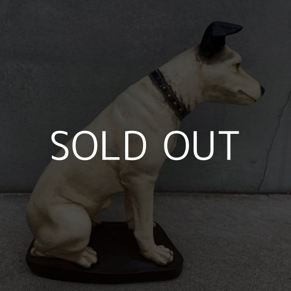 画像4: VINTAGE ANTIQUE VICTOR NIPPER ヴィンテージ アンティーク ビクター ニッパー 犬 オブジェ アメリカ / コレクタブル レコード 企業物 置物 蓄音機 USA (4)