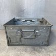 画像3: VINTAGE ANTIQUE TOOLBOX PARTSBOX ヴィンテージ アンティーク ツールボックス パーツボックス / インダストリアル  ガレージ 鉄 工具入れ 工具箱 収納 (3)