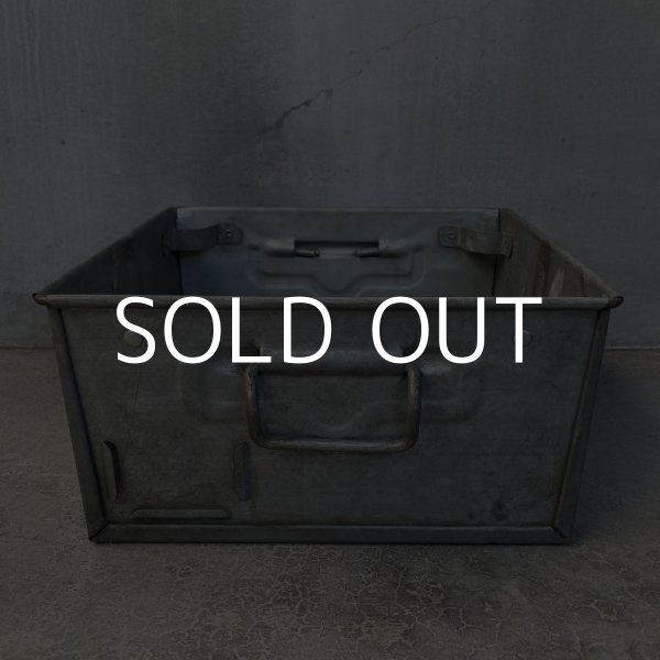 画像3: VINTAGE ANTIQUE TOOLBOX PARTSBOX ヴィンテージ アンティーク ツールボックス パーツボックス / インダストリアル  ガレージ 鉄 工具入れ 工具箱 収納 (3)