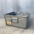 画像1: VINTAGE ANTIQUE TOOLBOX PARTSBOX ヴィンテージ アンティーク ツールボックス パーツボックス / インダストリアル  ガレージ 鉄 工具入れ 工具箱 収納 (1)