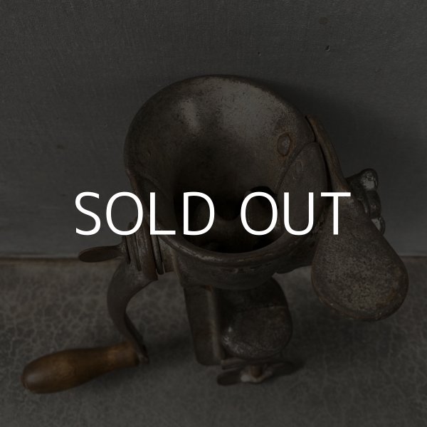 画像4: VINTAGE ANTIQUE FOOD CHOPPER WARDWAY ヴィンテージ アンティーク フードチョッパー ミートグラインダー アメリカ / インダストリアル キッチン インテリア キャストアイアン 道具 USA (4)