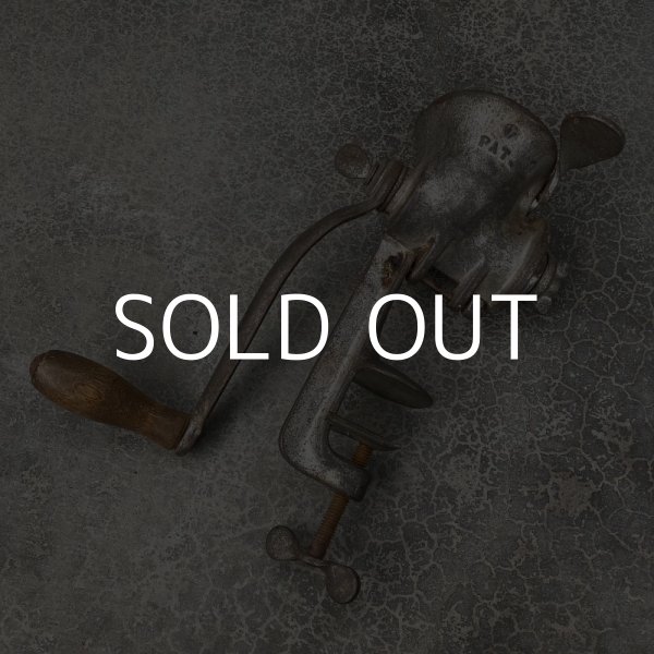 画像2: VINTAGE ANTIQUE FOOD CHOPPER WARDWAY ヴィンテージ アンティーク フードチョッパー ミートグラインダー アメリカ / インダストリアル キッチン インテリア キャストアイアン 道具 USA (2)