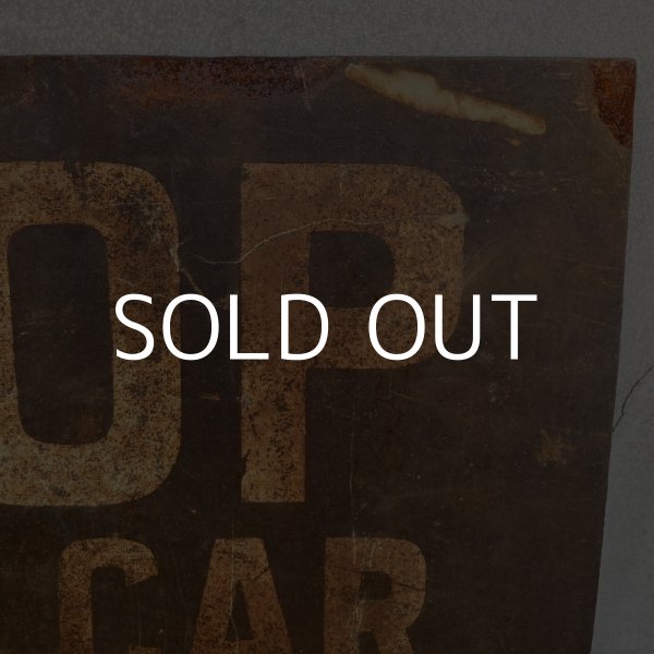 画像5: VINTAGE ANTIQUE TRAIN METAL SIGN STOP TANK CAR CONNECTED ヴィンテージ アンティーク 看板 サインボード アメリカ / インダストリアル レイルロード 鉄道 店舗什器 (5)