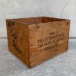 画像1: VINTAGE ANTIQUE FULLER MORRISSON CO. WOOD BOX ヴィンテージ アンティーク ウッドボックス 木箱 アメリカ / インダストリアル 収納 店舗什器 CHICAGO USA (1)