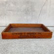 画像2: VINTAGE ANTIQUE WOODBOX WOODCASE EDWARD C GRANDE INC ヴィンテージ アンティーク ウッドボックス ウッドケース 木箱 アメリカ / ディスプレイ 花屋 収納 店舗什器 USA (2)