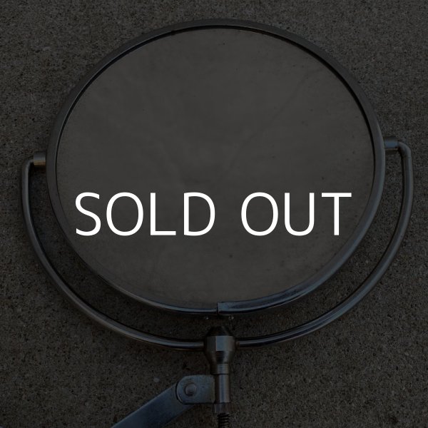 画像5: VINTAGE ANTIQUE SHAVING MIRROR SCISSOR ARM ヴィンテージ アンティーク シェービングミラー シザーアーム 鏡 壁付けミラー / 壁掛け ディスプレイ JAPAN (5)