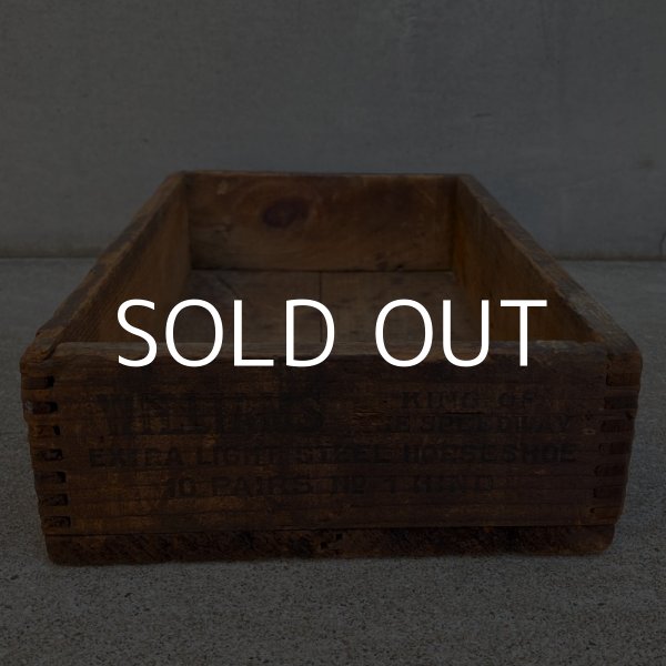 画像4: VINTAGE ANTIQUE WOODBOX WOODCASE THE WILLIAMS DROP FORGING CO. ヴィンテージ アンティーク ウッドボックス ウッドケース 木箱 アメリカ / ディスプレイ 収納 店舗什器 USA (4)