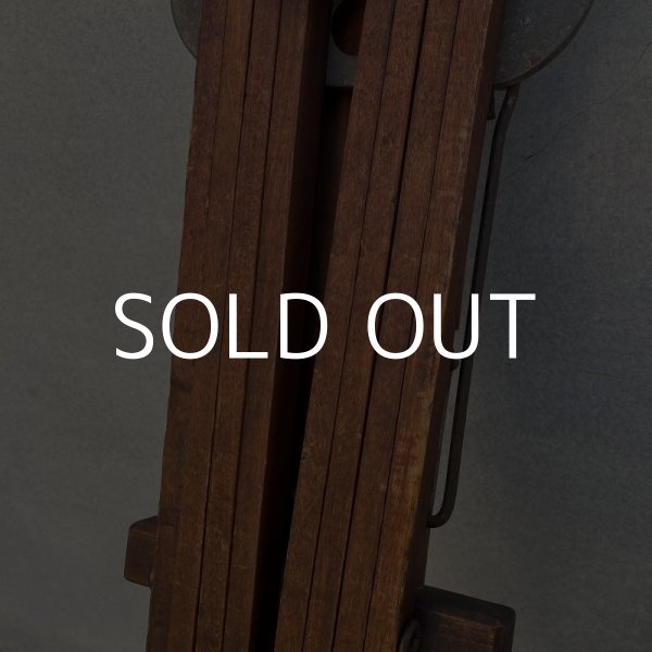 画像6: VINTAGE ANTIQUE DRYING RACK ヴィンテージ アンティーク ドライングラック 洗濯物干し アメリカ / インダストリアル ディスプレイ ウッド フォールディング 店舗什器 USA (1) (6)